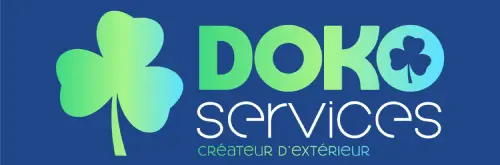 Logo DOKO Services avec trèfle